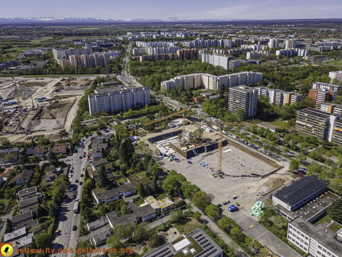 09.05.2021 - Baustelle Grundschule am Karl-MArx-Ring in Neuperlach