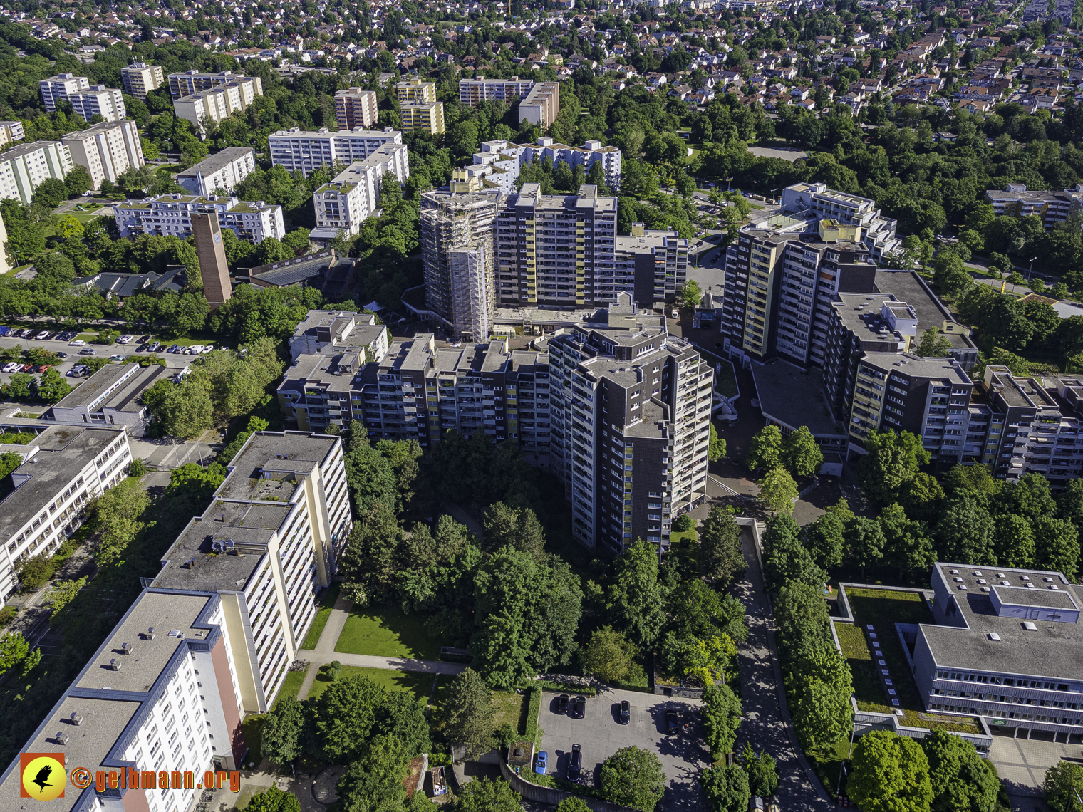 15.06.2021 - Luftbilder vom Marx-Zentrum und dem Karl-Marx-Ring 52-62