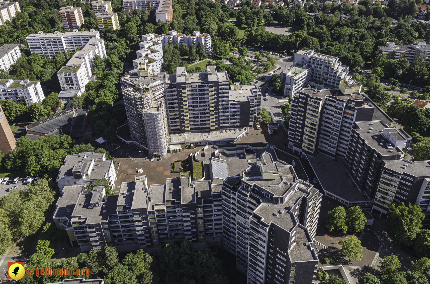 15.06.2021 - Luftbilder vom Marx-Zentrum und dem Karl-Marx-Ring 52-62