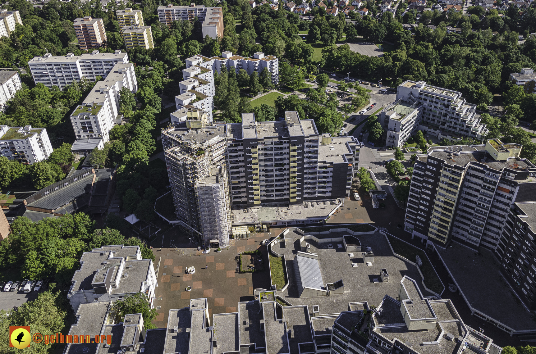 15.06.2021 - Luftbilder vom Marx-Zentrum und dem Karl-Marx-Ring 52-62