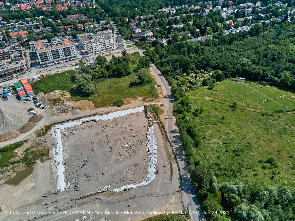 28.06.2021 - Baustelle Pandionverde in Neuperlach