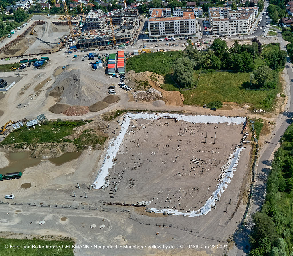 28.06.2021 - Baustelle Pandionverde in Neuperlach