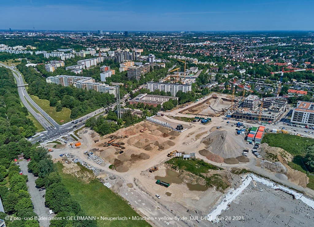 28.06.2021 - Baustelle Pandionverde in Neuperlach