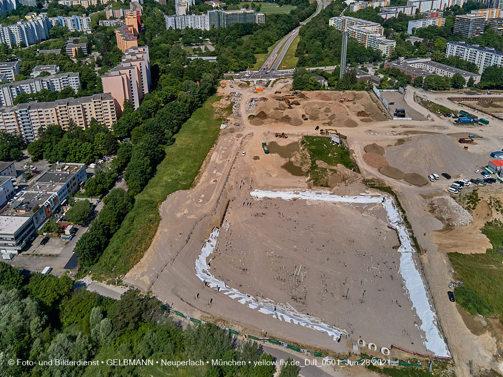 28.06.2021 - Baustelle Pandionverde in Neuperlach