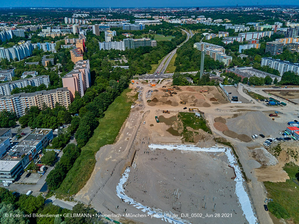 28.06.2021 - Baustelle Pandionverde in Neuperlach