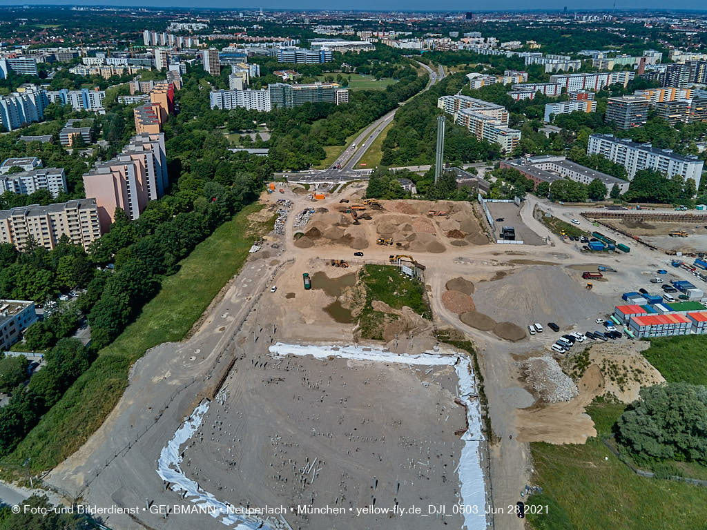 28.06.2021 - Baustelle Pandionverde in Neuperlach