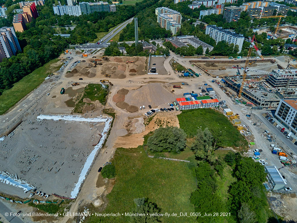 28.06.2021 - Baustelle Pandionverde in Neuperlach