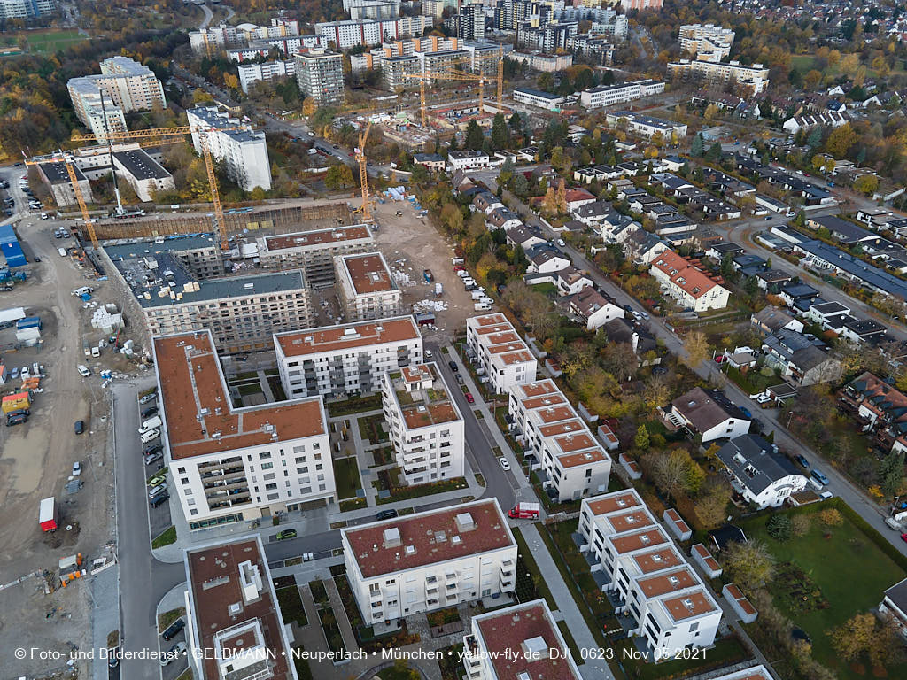 05.11.2021 - Baustelle Alexisquartier „Das Duett” in Neuperlach