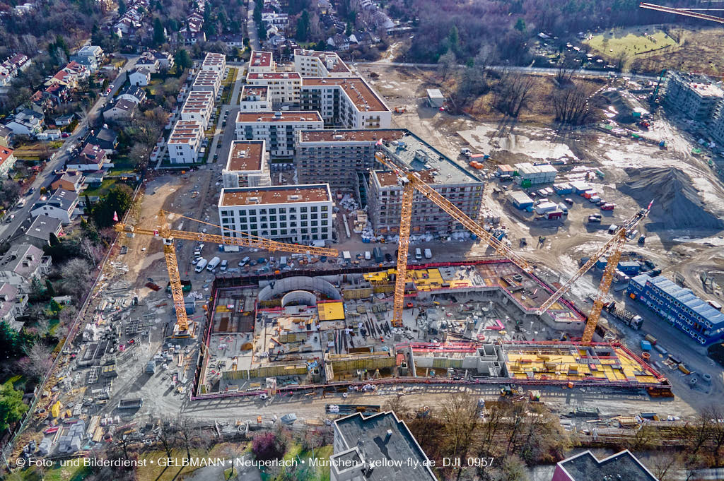 09.02.2022 - Baustelle Alexisquartier in Neuperlach