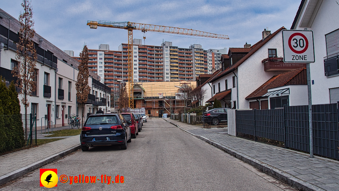 03.03.2023 - Baustelle Ottweiler Straße in Neuperlach