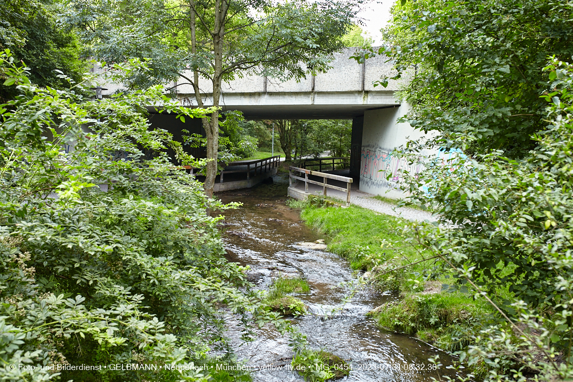 31.07.2023 - Der Hachinger Bach in Neuperlach