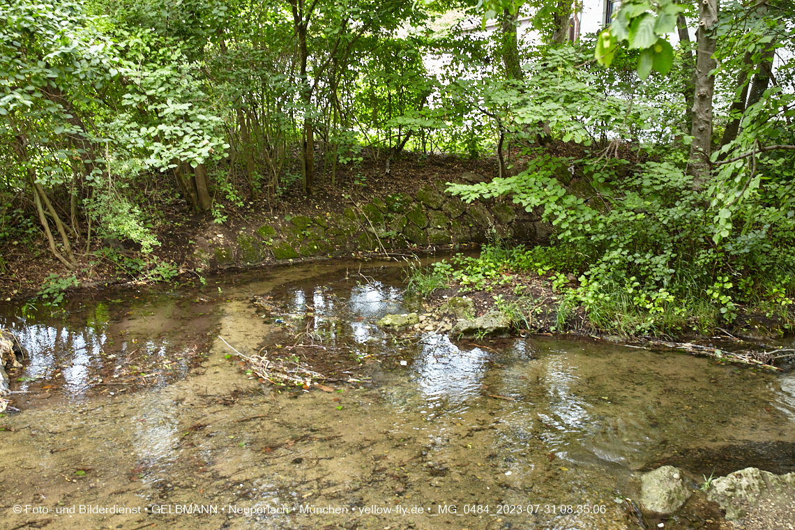 31.07.2023 - Der Hachinger Bach in Neuperlach