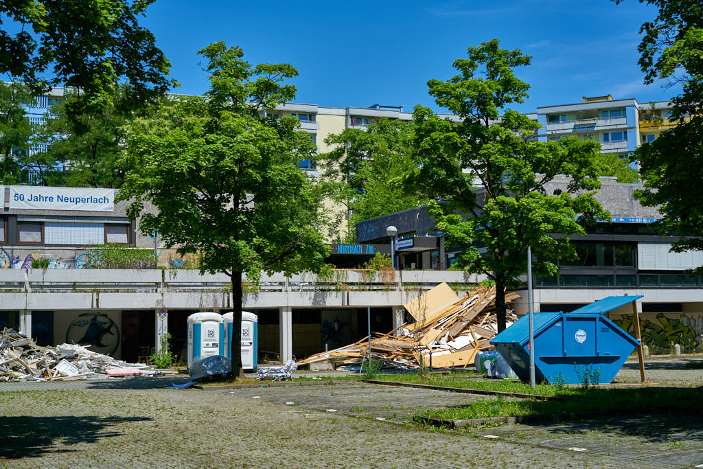 06.07.2021 - Entkernung im Quiddezentrum in Neuperlach