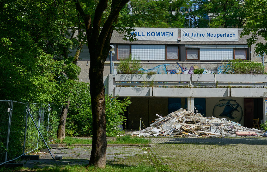 10.07.2021 - Entkernung im Quiddezentrum in Neuperlach