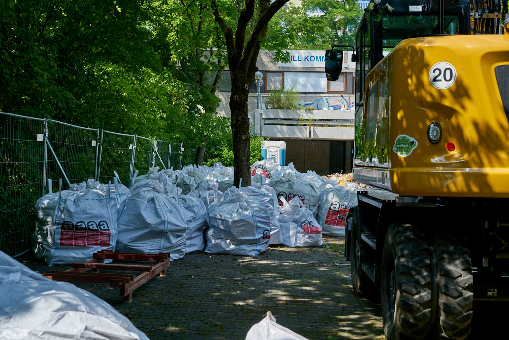 23.07.2021 - Entkernung im Quiddezentrum in Neuperlach