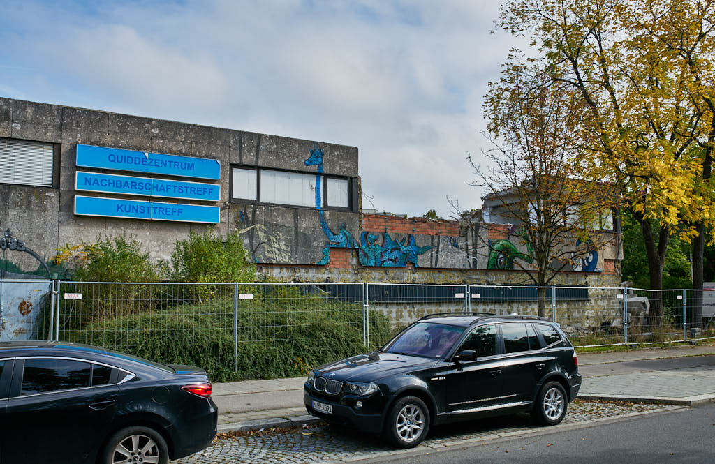 28.09.2021 - Abrissbegin des Quiddezentrums in Neuperlach