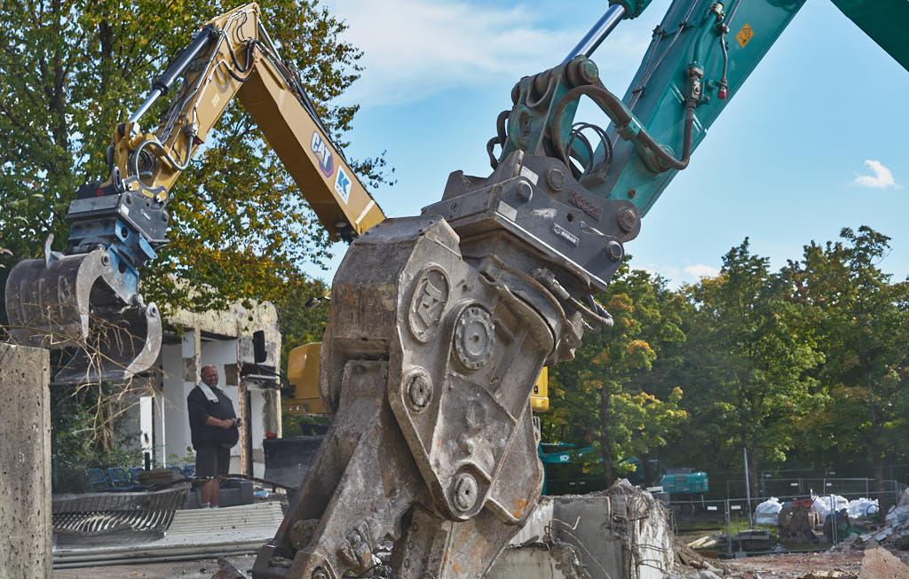 30.09.2021 - Abrissbegin des Quiddezentrums in Neuperlach