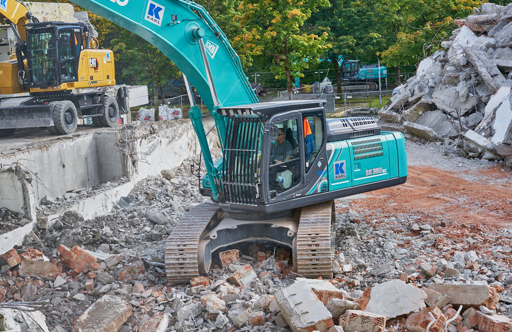 30.09.2021 - Abrissbegin des Quiddezentrums in Neuperlach